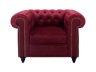 Кресло ОГОГО Обстановочка Chester Classic красное BD-1751016