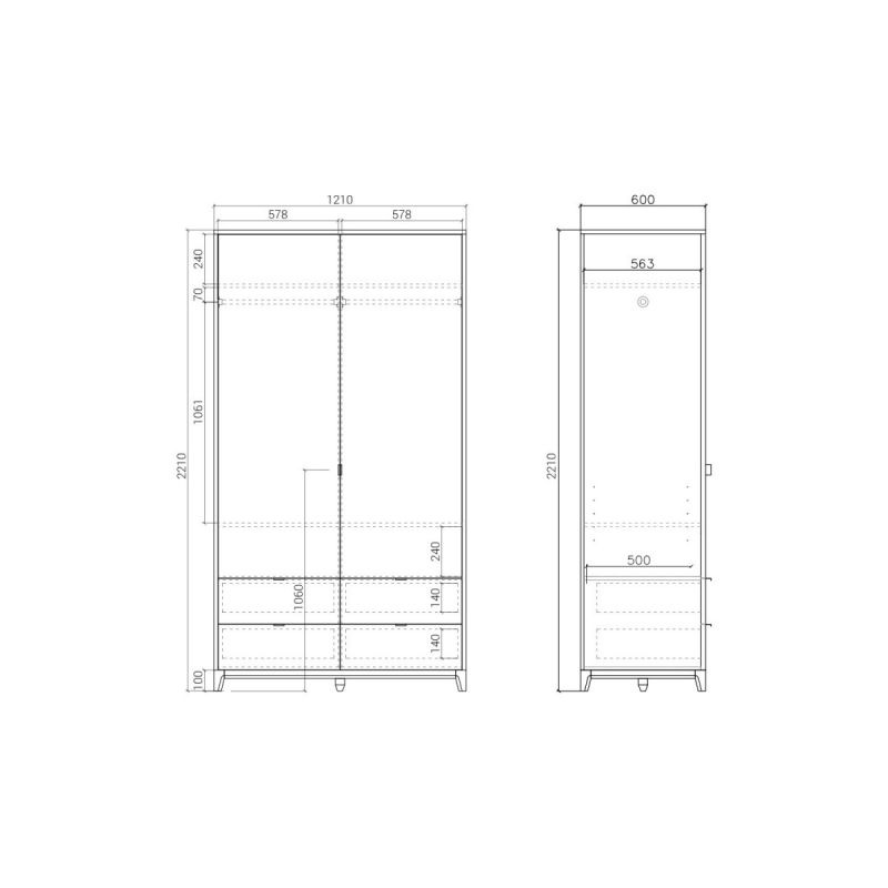 Шкаф The IDEA Case BD-1964965