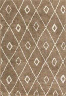 Бельгийский ковер из вискозы и акрила Carpet «ECO TOUCH» 79808-BGE-WHT 200 x 270 см