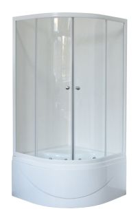 Душевой уголок Royal Bath  BK RB100BK-T