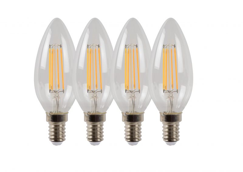 Лампочка светодиодная диммируемая Lucide LED BULB E14 4W 2700K 49023/14/60 4 шт. фото 2