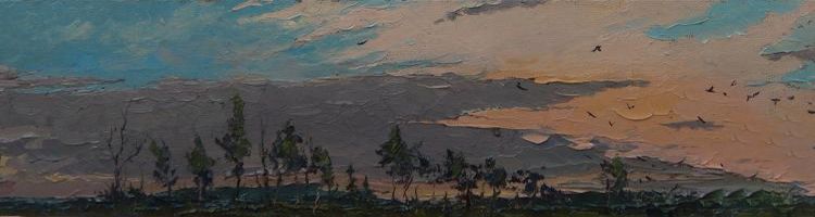 Картина "Небо над нами" 80x20 Головченко Алексей фото 1