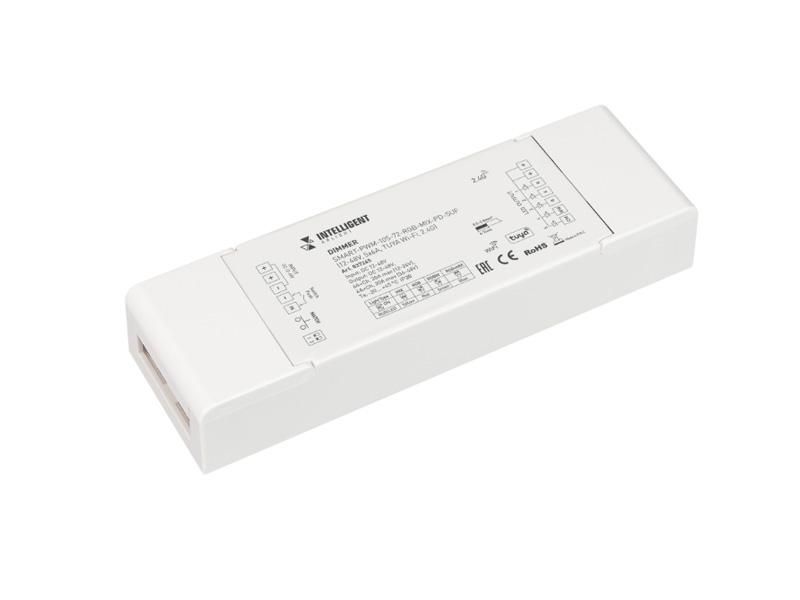 INTELLIGENT ARLIGHT Диммер SMART-PWM-105-72-RGB-MIX-PD-SUF (12-48V, 5x6A, TUYA Wi-Fi, 2.4G) фото 1