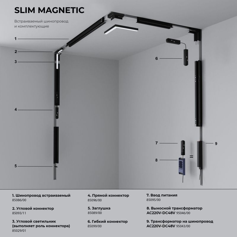 Трансформатор 100W Elektrostandard Slim Magnetic белый 95043/00 фото 2