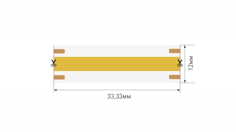 Лента светодиодная 4 в 1 SWG PRO COB, 840 LED/м, 18 Вт/м, 24В , IP20, Цвет: RGBWW 032180