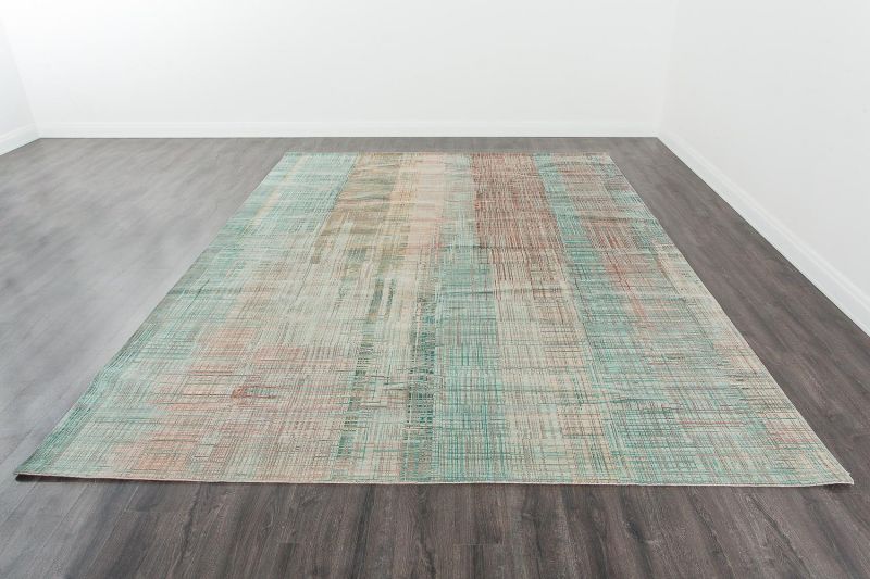 Индийский ковер из шерсти и бамбукового шёлка Carpet «UNSTRING» SRB701-IVR-LSEA-MIST 305 x 424 см фото 2