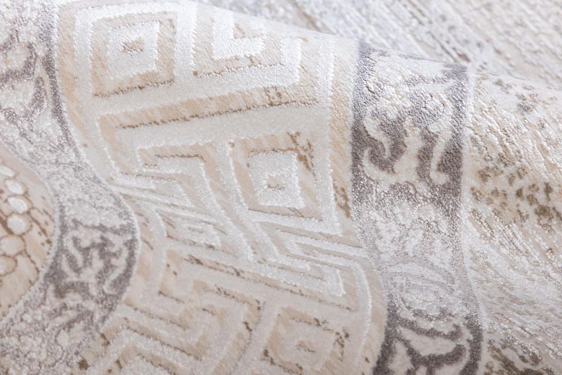 Турецкий ковер из эвкалиптового шёлка и акрила Carpet «SIRIUS» 1988-BGE 160 x 230 см фото 5