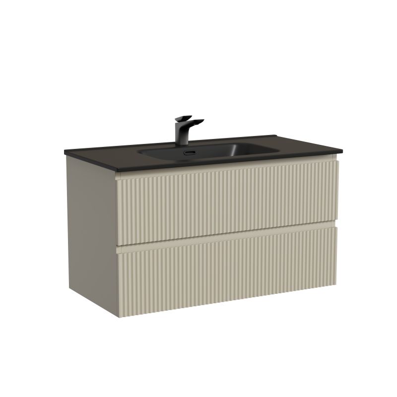 Тумба под раковину подвесная SANCOS SNOB R SNR90CE Beige Soft 89 см R фото 7
