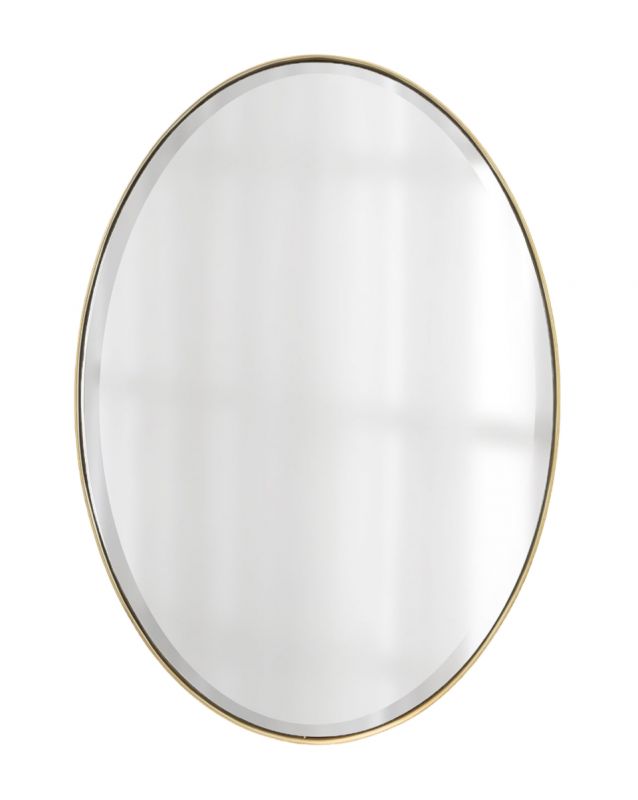 Золотое овальное зеркало LH Mirror Home “Хоган” BD-3117701 фото 1
