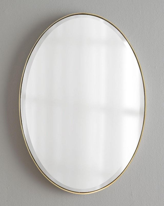 Золотое овальное зеркало LH Mirror Home “Хоган” BD-3117701 фото 3