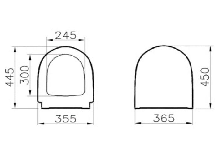 Сиденье для унитаза Vitra Seat 86-003-009