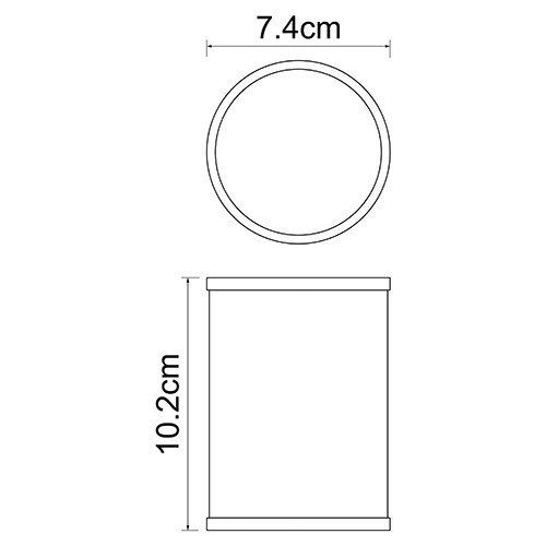 Стакан WasserKRAFT Rossel K-5728