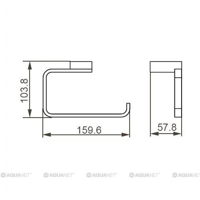 Держатель туалетной бумаги Aquanet 5686MB 00241905