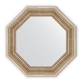 Зеркало в багетной раме Evoform Octagon BY 3815 серебряный акведук