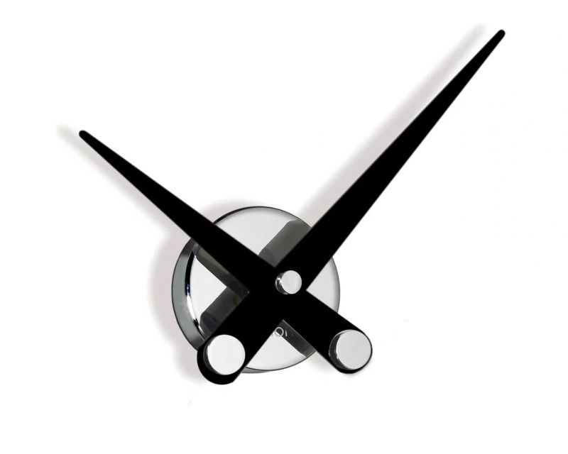 Часы Nomon MINI AXIOMA i, (основание - хромированная сталь/стрелки - черный лак) . D=37см BD-2788604
