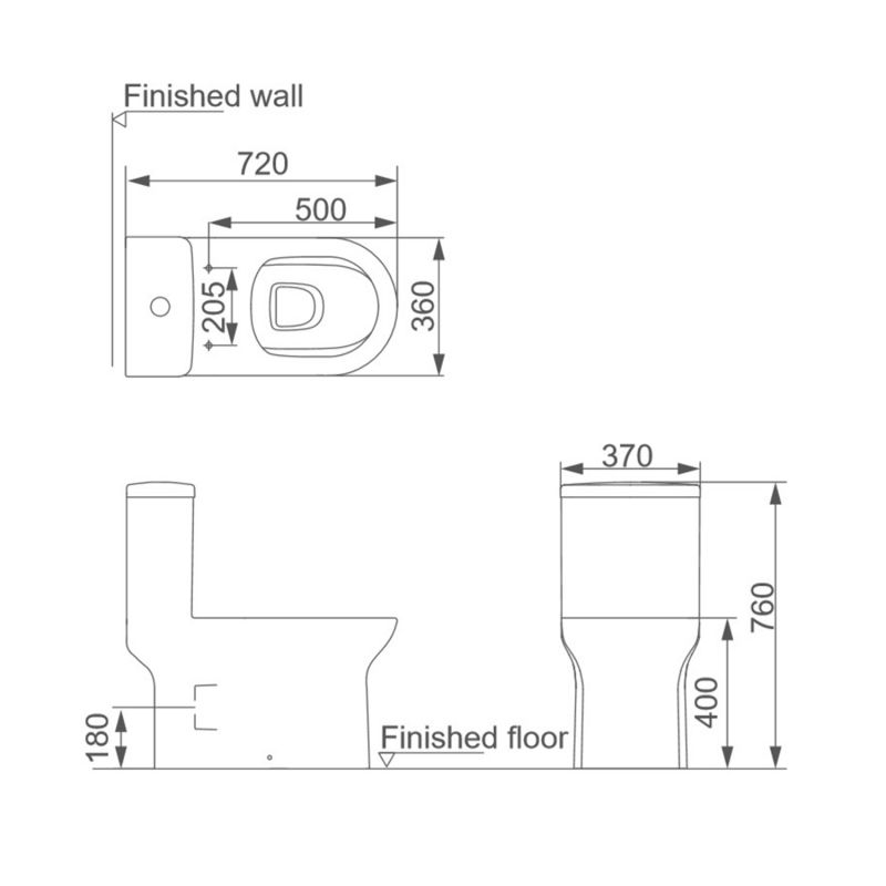 Унитаз-моноблок Comforty 00-00014868 с микролифтом