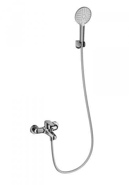 Смеситель для ванны WONZON & WOGHAND WW-AE3204-CR с душевым гарнитуром, Хром фото 1