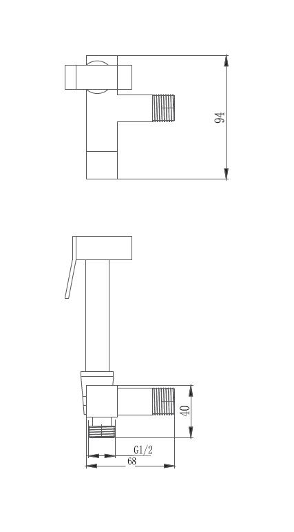 Смеситель с гигиеническим душем Haiba HB5502 фото 2