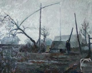 Картина "Моя деревня... колодец-журавль" Ягужинская Анна