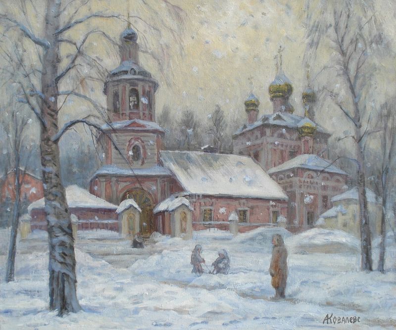 Картина "Москва. Измайлово. Храм Рождества Христова" Ковалевский Андрей фото 1