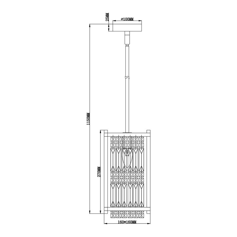 Светильник на штанге ESCADA FLOOD Chrome 2103/1S