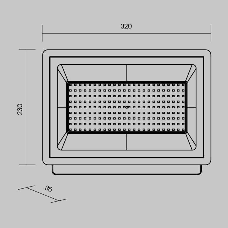 Прожектор Maytoni Flood 230V 150W IP65 6500K FL001-L150B6K фото 8