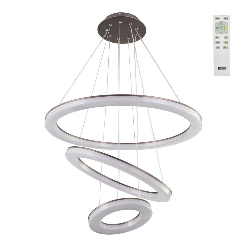 Подвесная люстра Citilux Электрон LED 3000-4200К (теплый, белый) CL710105RS фото 1