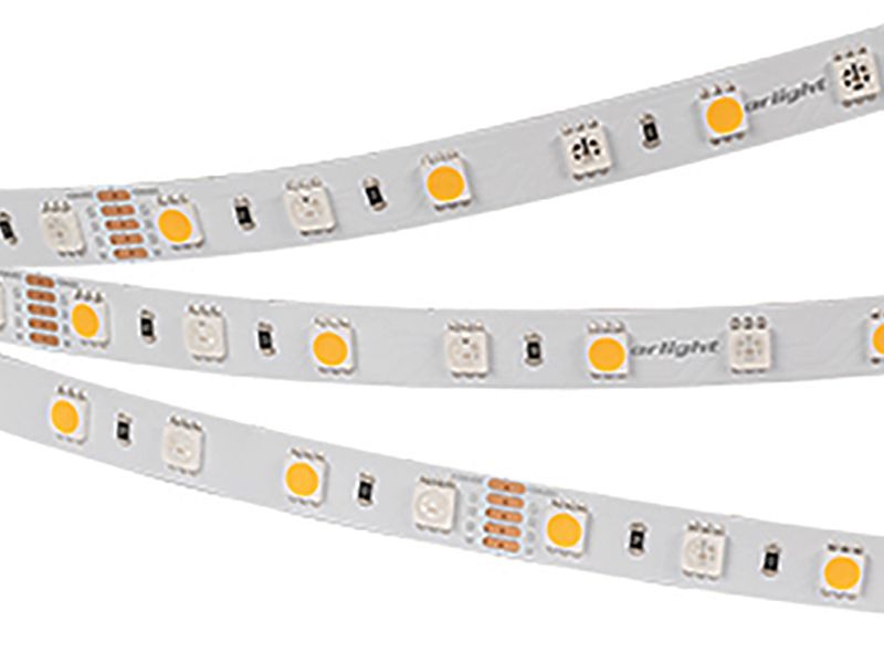 Светодиодная лента RTW-SE-B60-10mm 24V RGBW-Day (14.4 W/m, IP65, 5060, 5m) (Arlight, Открытый) 2977990341544 фото 1