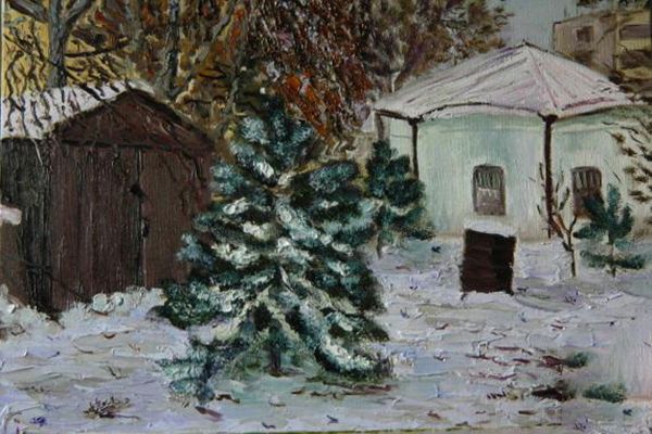 Картина "Холодно... (что нас ждет...)" Ирина Гвоздецкая фото 1