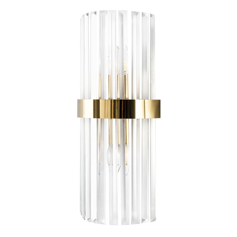 Бра Crystal Lux SORPRESA SORPRESA AP2 BRASS/TRANSPARENTE