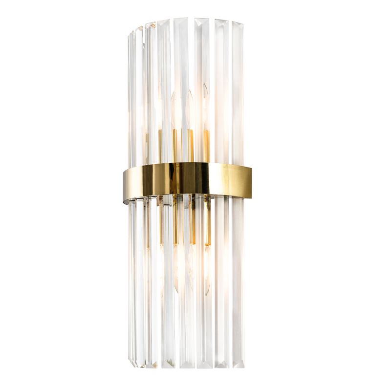 Бра Crystal Lux SORPRESA SORPRESA AP2 BRASS/TRANSPARENTE