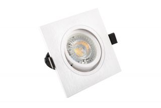 Встраиваемый светильник Denkirs DK3020WW IP 20, 10 Вт, GU5.3, LED, белый, пластик DK3021-WH