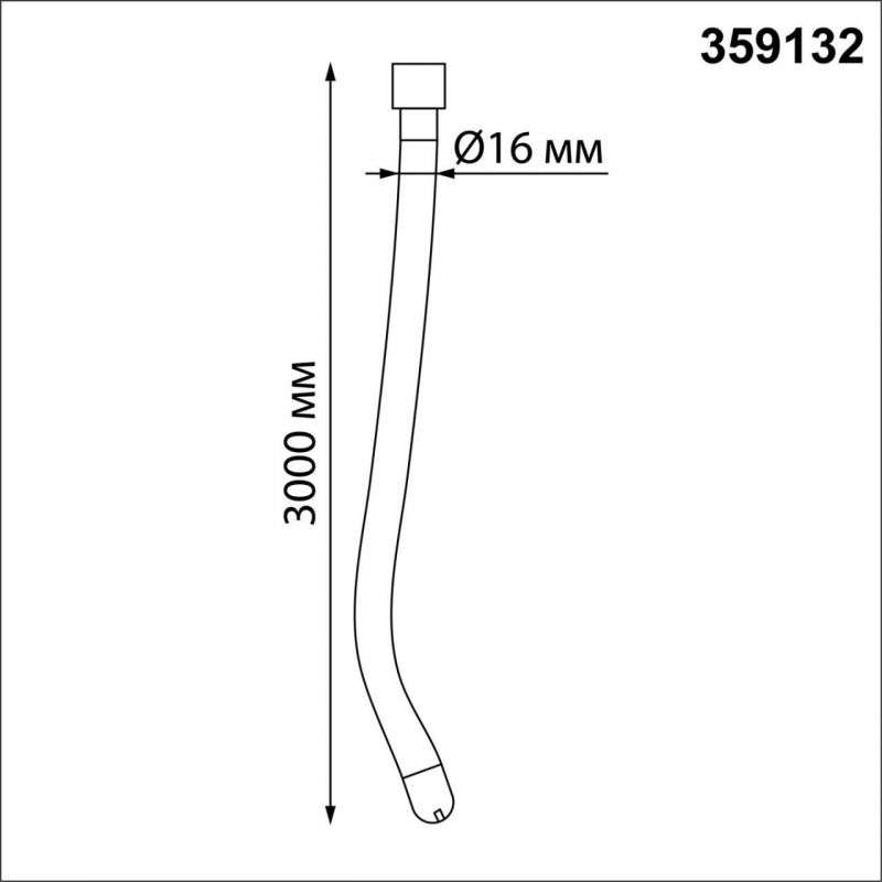 Светильник светодиодный IP20 LED 3K 38W 17-265V 38Лм RAMO KONST NovoTech 359132