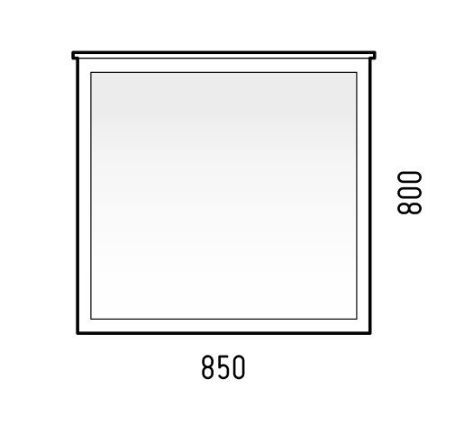 Зеркало Corozo Таормина 85 SD-00000269, 85х81 см