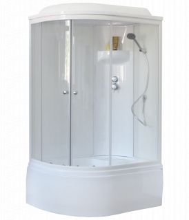 Душевая кабина Royal Bath RB8120BK6-WT, 80х120 см, R