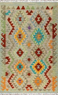 Пакистанский ковер из шерсти Carpet «KILIM» 23-273 95 x 152 см