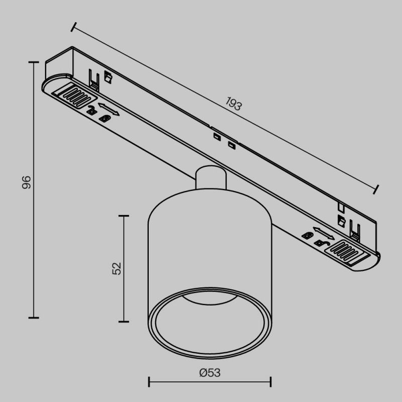 Трековый светильник Maytoni Alfa S TR132-4-7W-DS-W фото 8