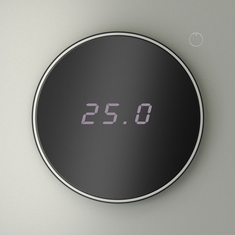 Терморегулятор электронный VOLTUM S70 с индикацией и датчиком, для теплого пола, (сталь) VLS070105 фото 2
