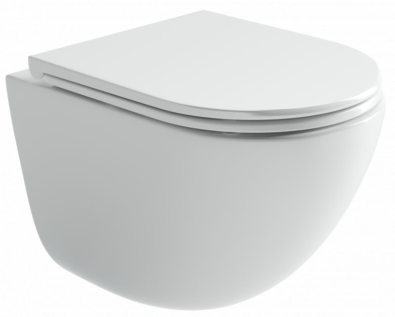 Подвесной унитаз Ceramica Nova Vogue CN4008T безободковый фото 1
