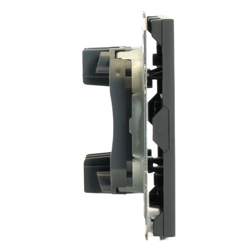 Заглушка (механизм) Stekker Эмили черный уголь, soft touch, RST00-5116-05  49857 фото 6