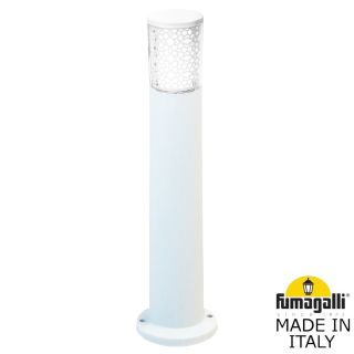 Садовый светильник-столбик Fumagalli CARLO DECO белый, прозрачный DR3.575.000.WXU1L