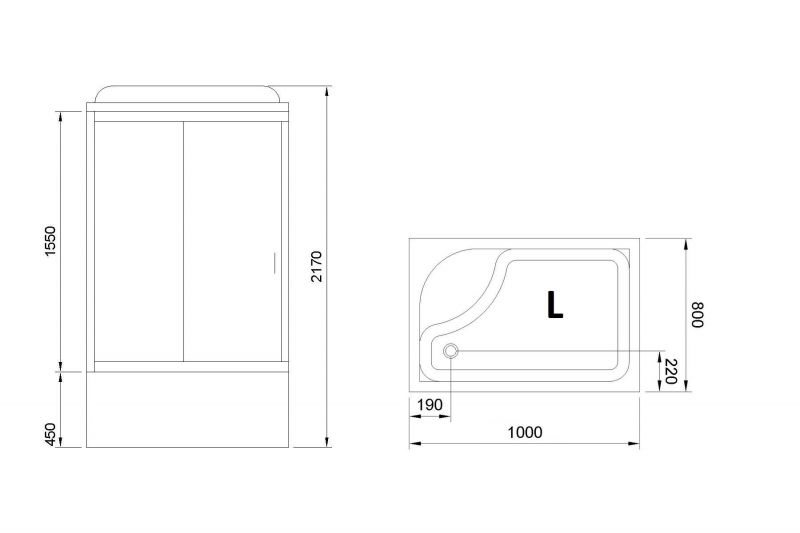 Душевая кабина Royal Bath BP RB8100BP5-WC-L фото 4