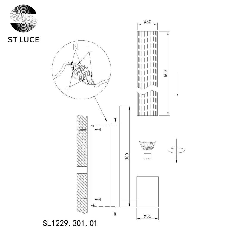 Бра ST Luce Terni SL1229.301.01