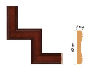 Декоративный угловой элемент Decomaster 185-1-52 (300*300мм)