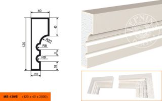 Молдинг Lepninaplast МВ-120/5
