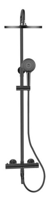 Душевая стойка Bronze de Luxe с термостатом SCANDI 11060B черная фото 1