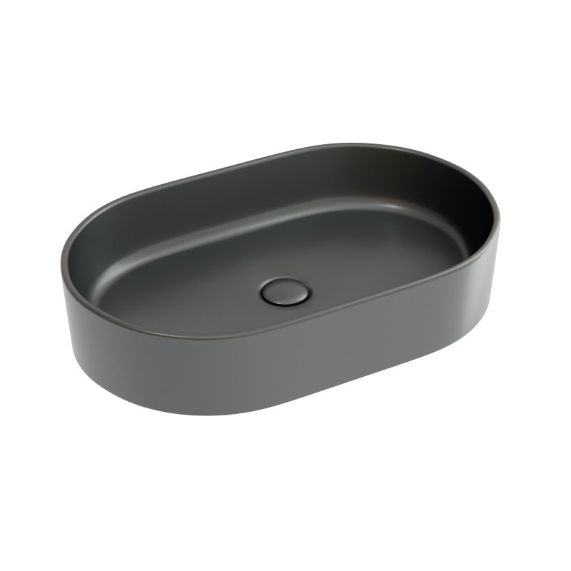 Раковина-чаша Ceramica Nova Element CN6048MDH 60 см, темный антрацит фото 1