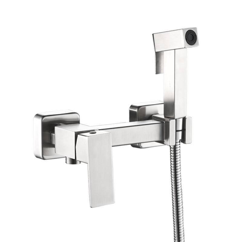 Гигиенический душ со смесителем Haiba HB5521 хром фото 1