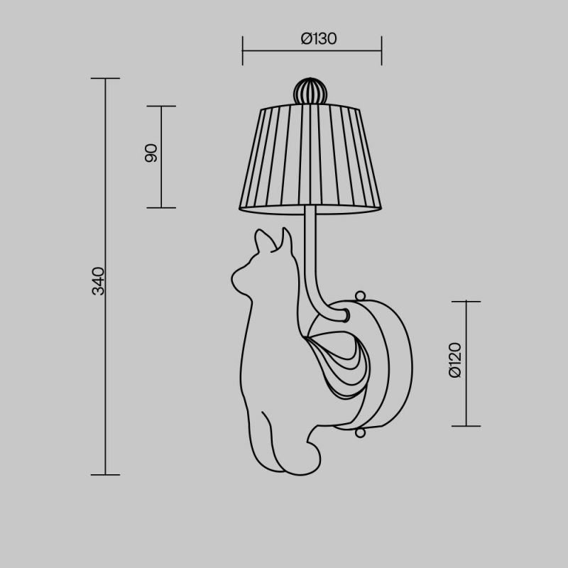 Настенный светильник (бра) Maytoni Senor Alpaca LED 3000К(теплый) 8W MOD377WL-L6W3K фото 9