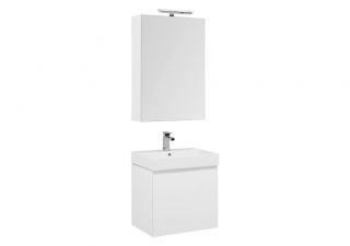 Мебель для ванной для ванной Aquanet Йорк 60 203642, белый Тумба+раковина+зеркало